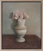 Tall vase with roses #1 2023 by Angie de Latour