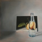 Bottle with lemons 2021 by Angie de Latour