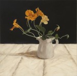 Jug with nasturtiums 2021 by Angie de Latour